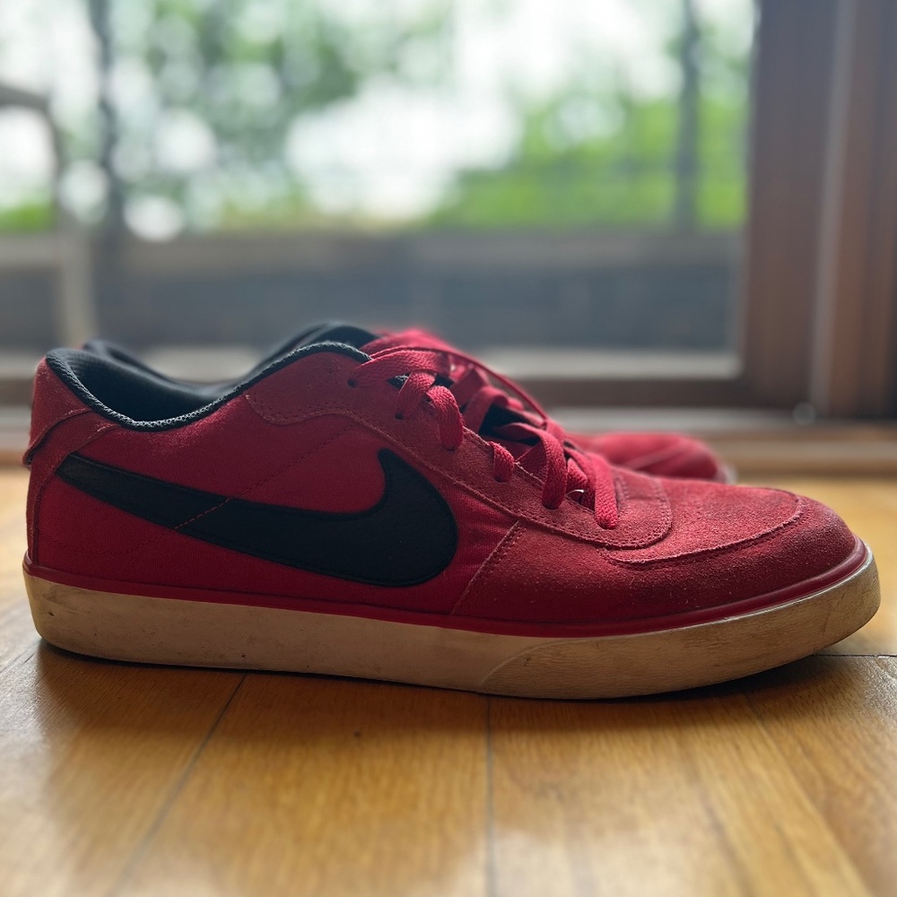 Nike SB Red Suede Sneakers